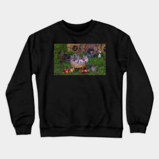 mice meal time Crewneck Sweatshirt